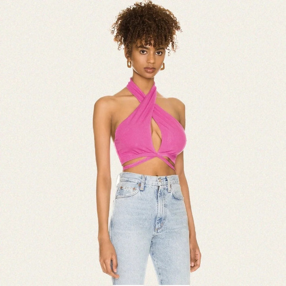 Superdown Mariella Halter Top  - Women’s S - Picture 2 of 5